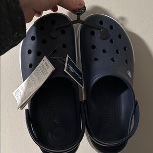 CROCS Navy Blue Mules